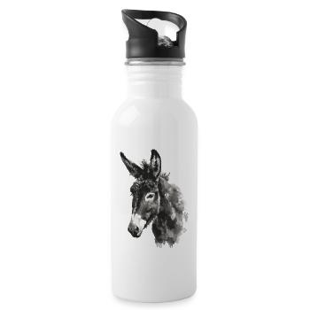 Donkey - 20 oz Water Bottle - white - Right