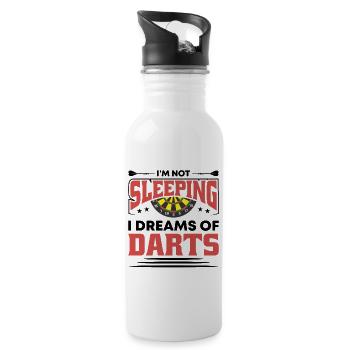Darts Dart Player - 20 oz Water Bottle - white - Right