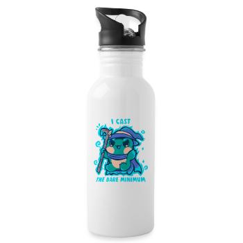 The Bare Minimum Spell - 20 oz Water Bottle - white - Right