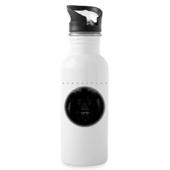 Lion and cub - 20 oz Water Bottle - white - Right