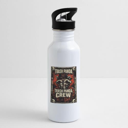 Midnight Forager Raccoon Mushroom Hunter - 20 oz Water Bottle