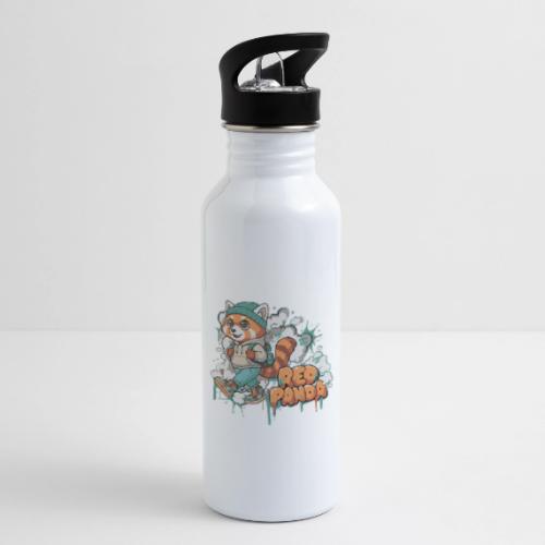 Red Panda Street Graffiti Vibes - 20 oz Water Bottle