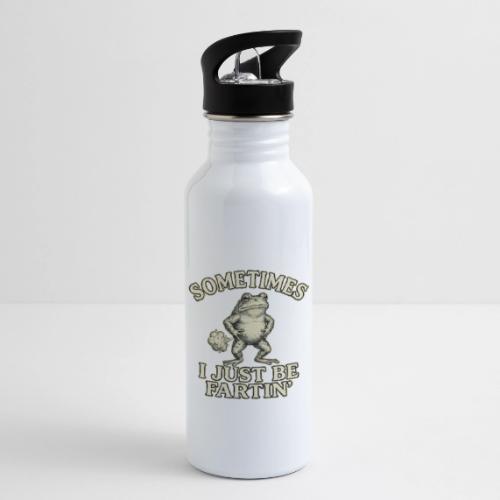Sometimes I Just Be Fartin Funny Frog Shirt - 20 oz Water Bottle