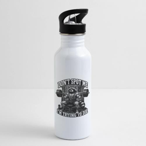 Raccoon Lifter Don’t Spot Me - 20 oz Water Bottle