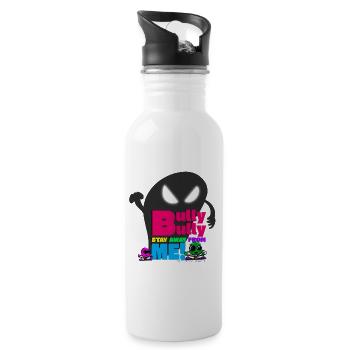 Bully Bully Stay Away From Me - 20 oz Water Bottle - white - Right