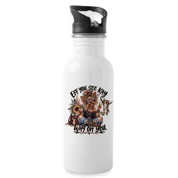 Boho Pup Vibes Tee - 20 oz Water Bottle - white - Right