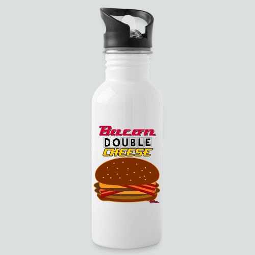 Bacon Double Cheese Combo - 20 oz Water Bottle