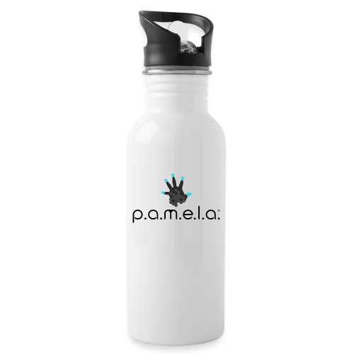 P.A.M.E.L.A. Logo Black - Water Bottle