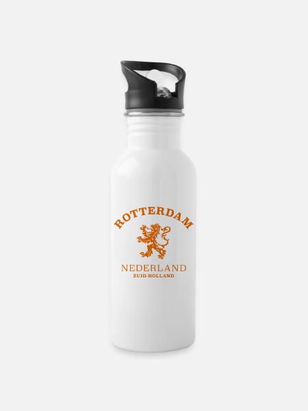 ROTTERDAM Netherlands - 20 oz Water Bottle - white