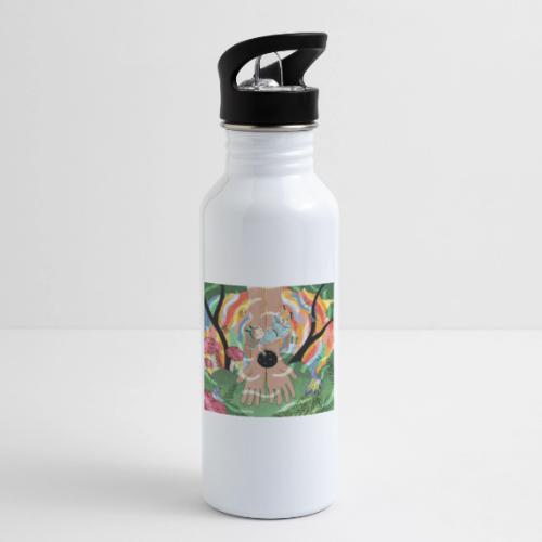 Falling into Jesus' Wonderland - 20 oz Water Bottle