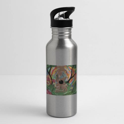 Falling into Jesus' Wonderland - 20 oz Water Bottle
