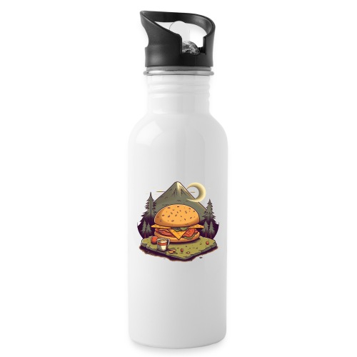 Cheeseburger Campout - Water Bottle