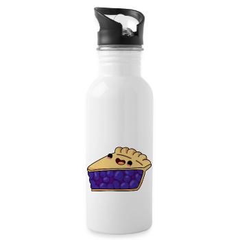 Pie Like You Berry Much Cute Berry Pie - 20 oz Water Bottle - white - Right