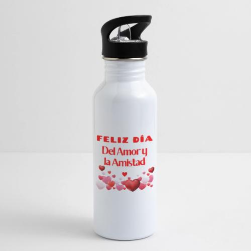 Design Happy Day of Love and Friendship, February. - 20 oz Water Bottle