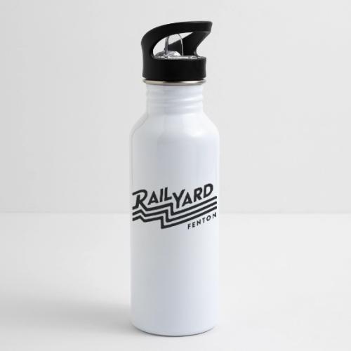 Black Railyard Logo - 20 oz Water Bottle