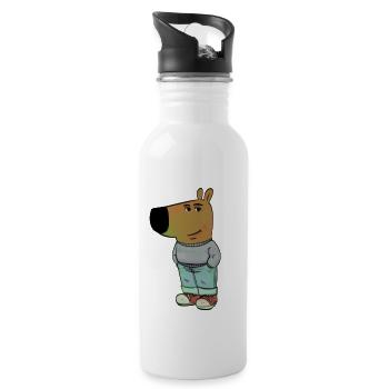 I'M JUST A CHILL GUYS MEME SHIRT FUNNY HHHH - 20 oz Water Bottle - white - Right