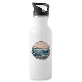 Boat porthole view - 20 oz Water Bottle - white - Right