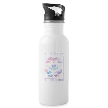 Soyez le papillon du changement - Bouteille d'eau - blanc - Droite