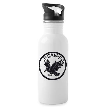 Dark Forest Eagle Emblem - 20 oz Water Bottle - white - Right