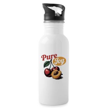 Pure Joy Retro Fruit Tee - 20 oz Water Bottle - white - Right