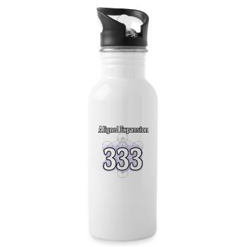 333 Aligned Expansion Cosmic Tee - 20 oz Water Bottle - white - Right