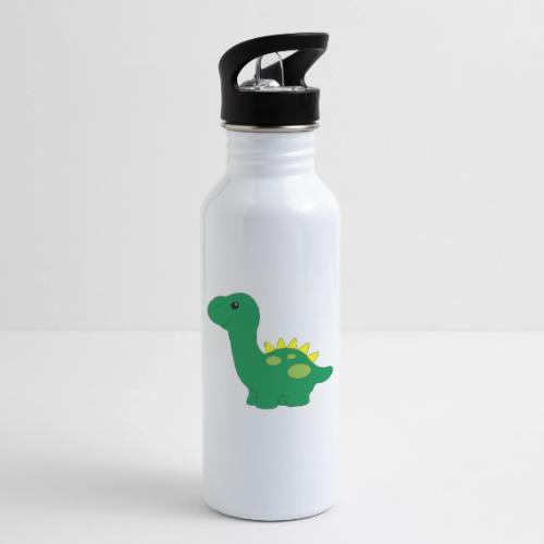 Friendly Green Dino - Infant Wear and Coffee Cup - 20 oz Water Bottle