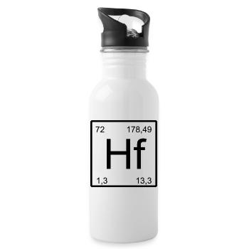 Hafnium Element Icon Artwork - 20 oz Water Bottle - white - Right