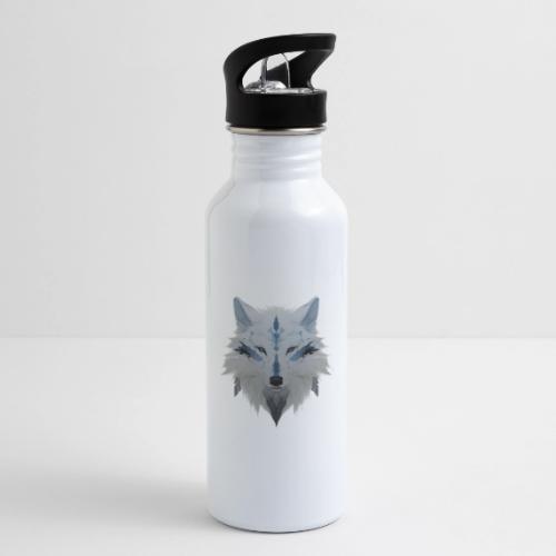Ivory Grace Wolf - 20 oz Water Bottle