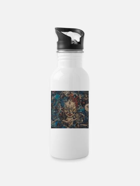 Dreammask Mystic Mural - 20 oz Water Bottle - white