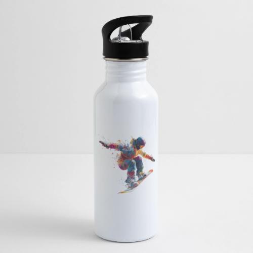 Snowboarding: Frozen Flight - 20 oz Water Bottle