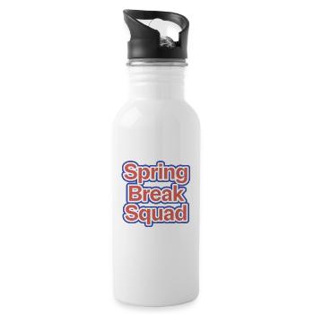 Spring break squad - 20 oz Water Bottle - white - Right
