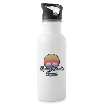 Spring break squad - 20 oz Water Bottle - white - Right