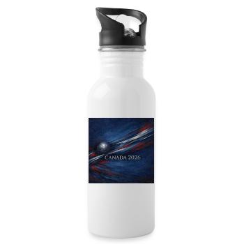 Canada 2026 Soccer Splash - 20 oz Water Bottle - white - Right