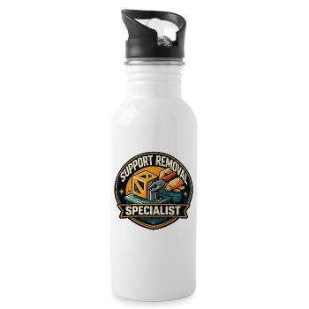 Support Removal Specialist 3D Printer - 20 oz Water Bottle - white - Right
