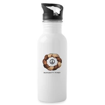 Humanity First Unity Circle - 20 oz Water Bottle - white - Right
