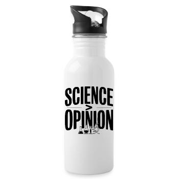 Science > Opinion - 20 oz Water Bottle - white - Right