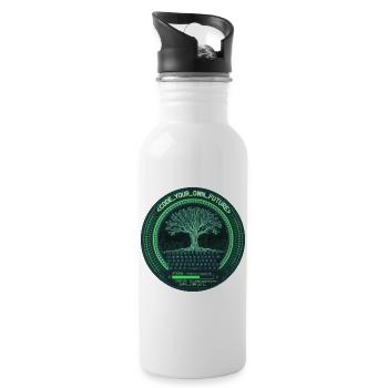 Code Your Own Future Circuit Tree - 20 oz Water Bottle - white - Right