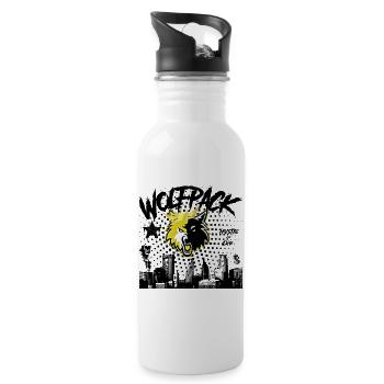Twin cities wolfpack - 20 oz Water Bottle - white - Right