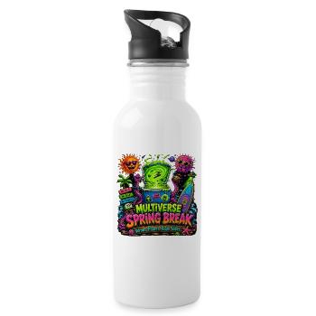 Multiverse Spring Break - 20 oz Water Bottle - white - Right