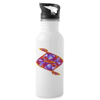 Golden Choreography – Strange Attractor - 20 oz Water Bottle - white - Right