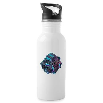 Anxiété liée au changement de clavier GeeK - Drôle Esc - Bouteille d'eau - blanc - Droite