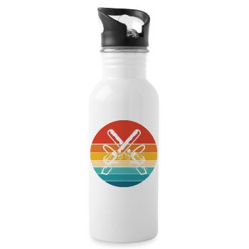 Woodworking Tree Arborist Chainsaw - 20 oz Water Bottle - white - Right