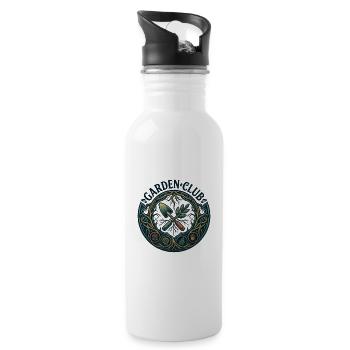 Garden Club Emblem: Roots and Tools - 20 oz Water Bottle - white - Right