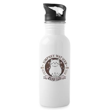 Gym Cats Logo Tee - 20 oz Water Bottle - white - Right