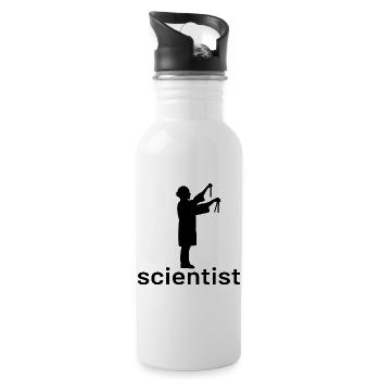 Scientist - 20 oz Water Bottle - white - Right
