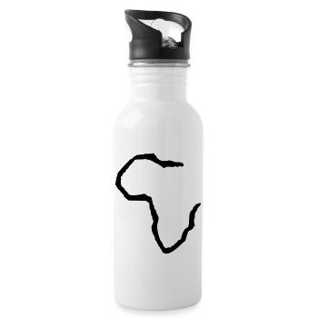 africa - 20 oz Water Bottle - white - Right