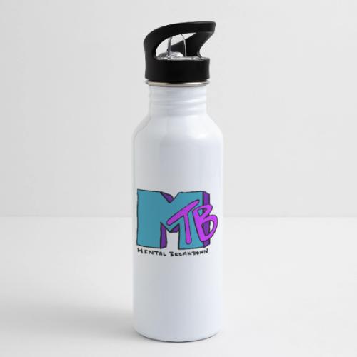 Mental Breakdown in the 90's - 20 oz Water Bottle
