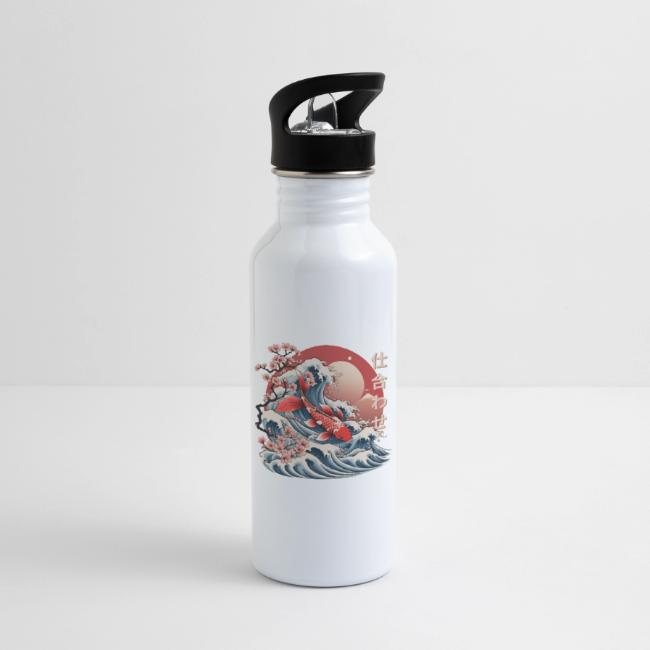 Majestic Koi Fish Ukiyo-e Japanese Design