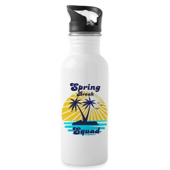 Spring Break Squad - 20 oz Water Bottle - white - Right