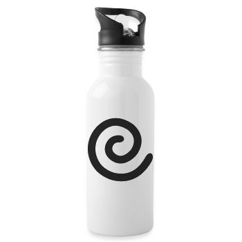 Spiral Emblem - 20 oz Water Bottle - white - Right